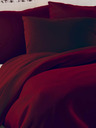 Kvalitex Сатенен френски спален комплект LUXURY COLLECTION 1+2, 220x200, 70x90cm винено червен Kvalitex