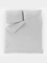 Kvalitex Сатенено спално бельо на райета 140x200, 70x90cm БЯЛО