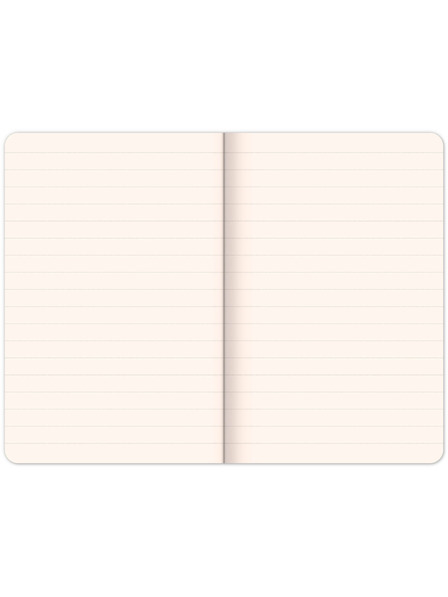 NOTIQUE NOTIQUE Бележки Velvet Typo, подплатени, 13 x 21 cm BAAGL