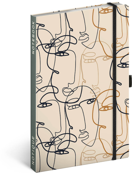 NOTIQUE NOTIQUE Бележки за лице, подплатени, 13 x 21 cm BAAGL