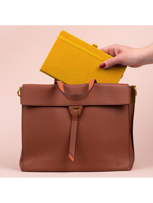 NOTIQUE NOTIQUE бележки Жълто, с подплата, 13 x 21 cm