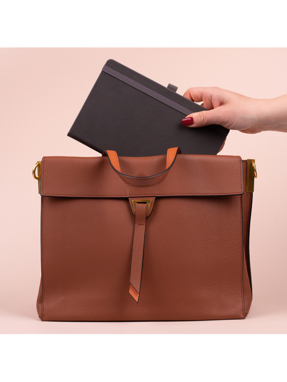 NOTIQUE NOTIQUE Бележки в сиво, с точки, 13 x 21 cm BAAGL