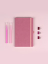 NOTIQUE NOTIQUE Бележки в розово, с подплата, 13 x 21 cm