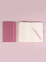 NOTIQUE NOTIQUE Бележки в розово, с подплата, 13 x 21 cm