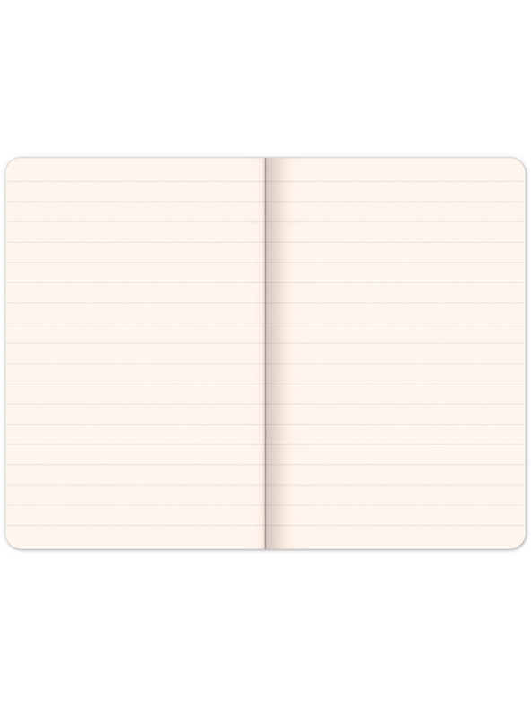 NOTIQUE NOTIQUE Бележки Velvet Flamingo, с подплата, 13 x 21 cm BAAGL