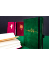 NOTIQUE NOTIQUE Бележки Velvet Flamingo, с подплата, 13 x 21 cm BAAGL
