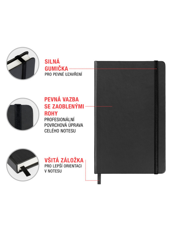 NOTIQUE NOTIQUE Бележки Батман - Тъмният рицар, подплатени, 11 x 16 cm