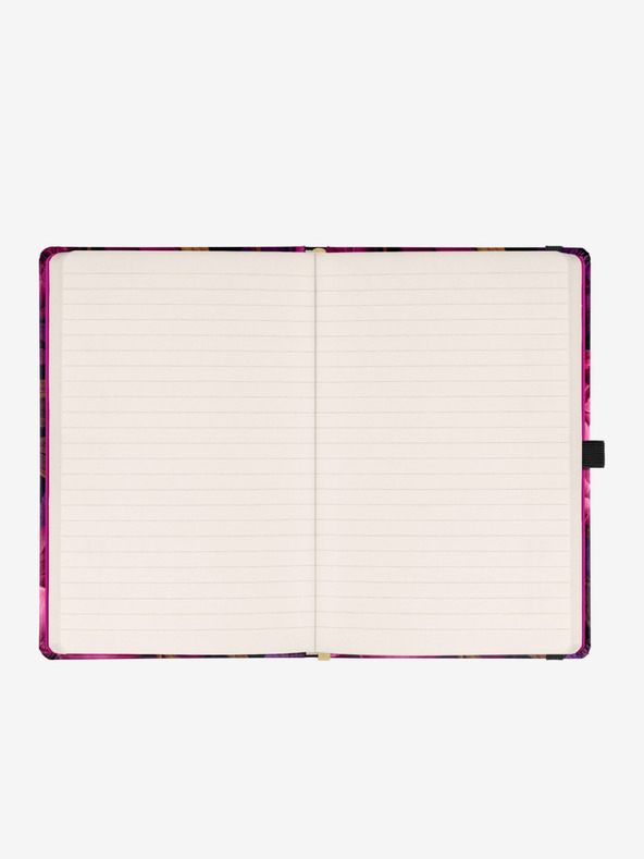 NOTIQUE NOTIQUE Бележки Лилави цветя, с подплата, 13 x 21 cm