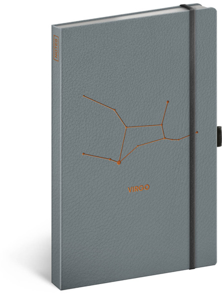 NOTIQUE NOTIQUE Бележки зодия Дева, подплатени, 13 x 21 cm