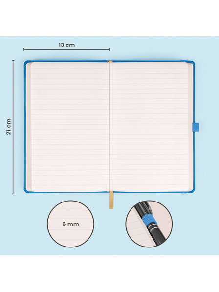 NOTIQUE NOTIQUE Бележки Синьо, подшити, 13 x 21 cm