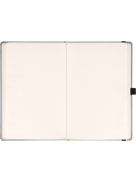 NOTIQUE NOTIQUE Бележки Балакрон, сребрист, на точки, 15 x 21 cm