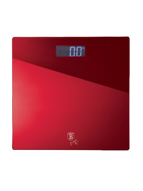 Berlingerhaus Персонална цифрова везна 150 кг Бургундска метална линия BERLINGERHAUS