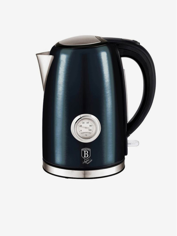 Berlingerhaus Чайник 1,7 л с термометър Aquamarine Metallic Line BERLINGERHAUS