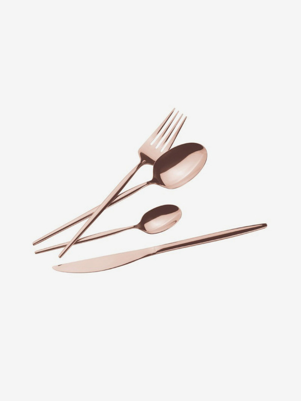 Berlingerhaus Комплект прибори за хранене от неръждаема стомана 24 части BERLINGERHAUS Rosegold Metallic Line