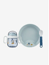 Mepal Детски комплект за хранене от три части в синьо Mepal Mio