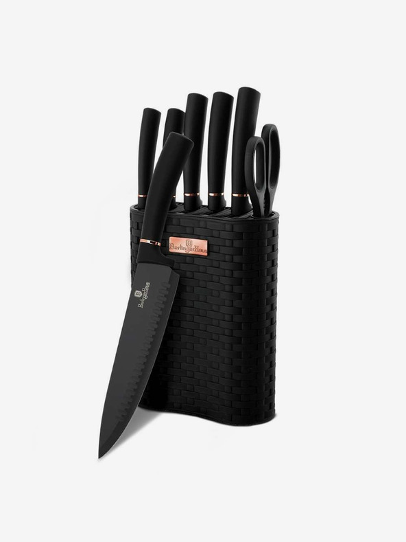 Berlingerhaus Комплект ножове в стойка 7 бр. колекция BERLINGERHAUS Black Rose