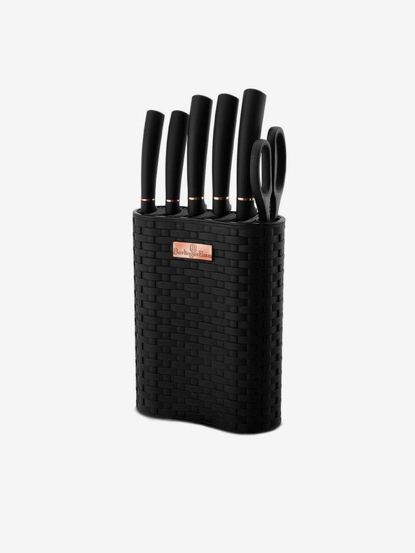 Berlingerhaus Комплект ножове в стойка 7 бр. колекция BERLINGERHAUS Black Rose