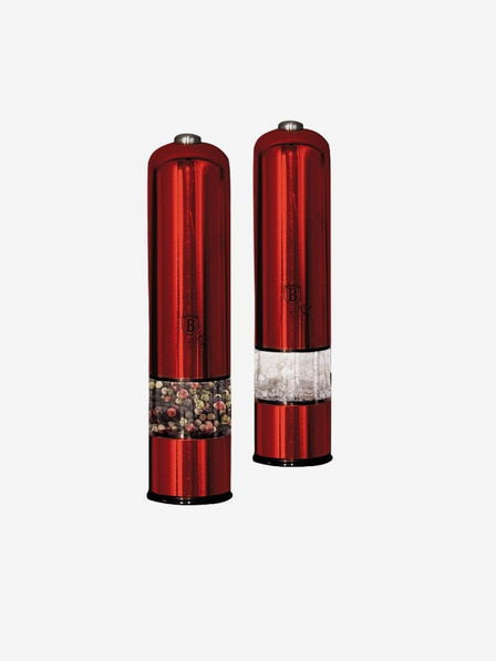 Berlingerhaus Комплект от две електрически мелнички за пипер и сол BERLINGERHAUS Burgundy Metallic Line