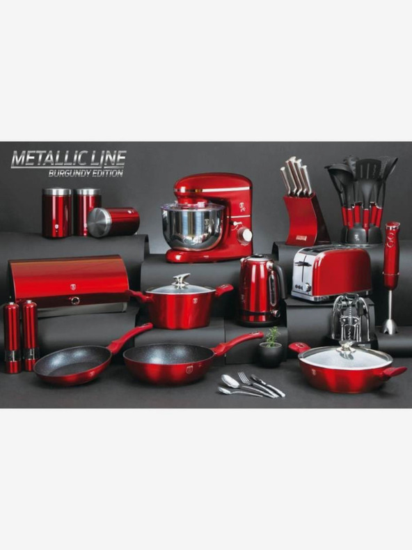 Berlingerhaus Комплект от две електрически мелнички за пипер и сол BERLINGERHAUS Burgundy Metallic Line