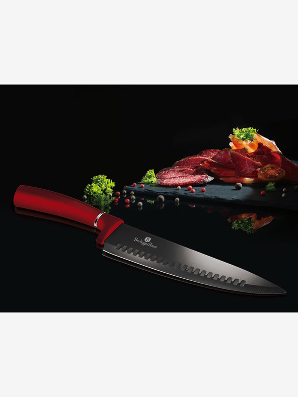 Berlingerhaus BERLINGERHAUS Burgundy Metallic Line комплект от шест ножа с незалепваща повърхност