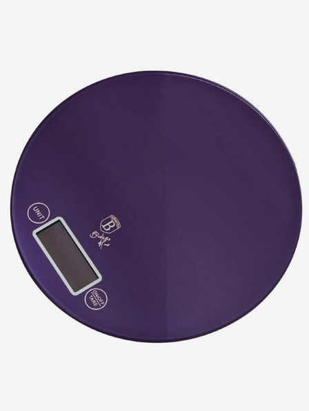 Berlingerhaus Кухненска цифрова кръгла везна 5 кг Purple Eclipse Collection BERLINGERHAUS