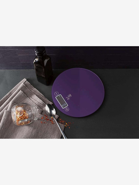 Berlingerhaus Кухненска цифрова кръгла везна 5 кг Purple Eclipse Collection BERLINGERHAUS
