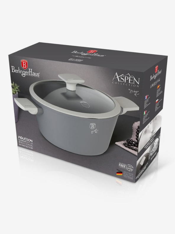 Berlingerhaus Касерола с титаниева незалепваща повърхност 28 см Aspen Collection BERLINGERHAUS