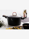 Berlingerhaus Касерола с капак и мраморна повърхност 20 см Black Rose Collection BERLINGERHAUS