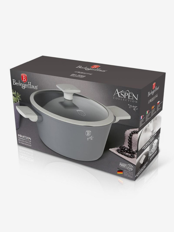 Berlingerhaus Касерола с титаниева незалепваща повърхност 20 см Aspen Collection BERLINGERHAUS