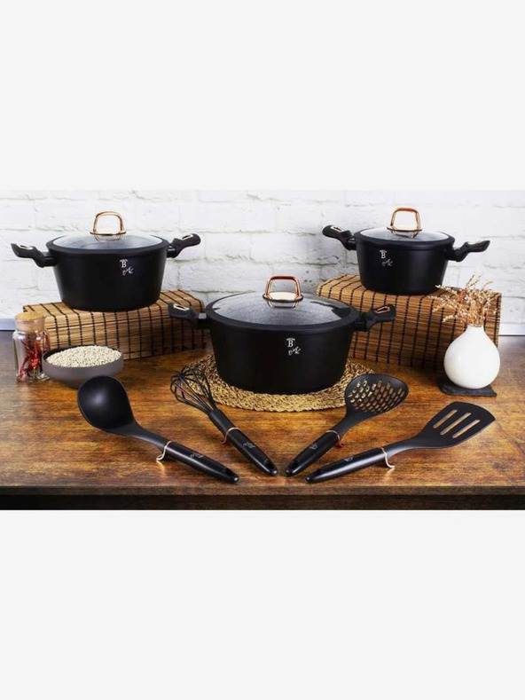 Berlingerhaus Уок тиган с мраморна повърхност BERLINGERHAUS Black Rose Collection (28 см)