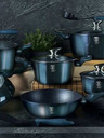 Berlingerhaus Комплект от 13 съда Aquamarine Metallic Line BERLINGERHAUS с мраморна повърхност