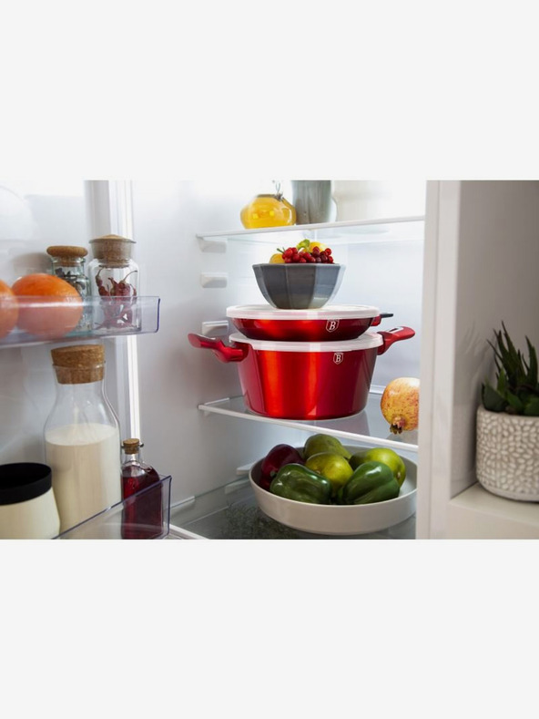 Berlingerhaus Комплект съдове за готвене с мраморна повърхност 22 бр. линия Burgundy Metallic BERLINGERHAUS