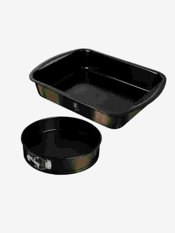 Berlingerhaus Комплект тави за печене с титаниева незалепваща повърхност 2 бр. лъскава черна серия BERLINGERHAUS