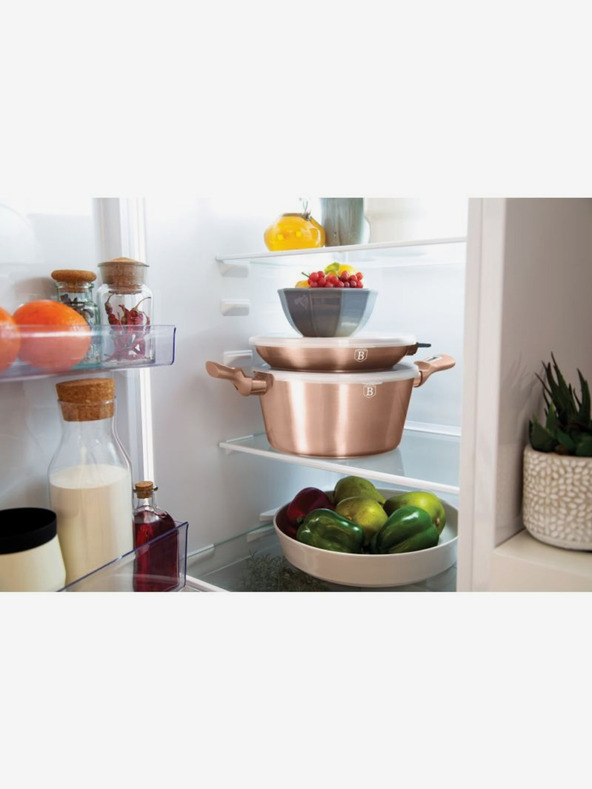 Berlingerhaus Комплект съдове с мраморна повърхност 6 бр Rosegold Metallic Line BERLINGERHAUS