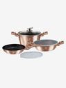 Berlingerhaus Комплект съдове с мраморна повърхност 6 бр Rosegold Metallic Line BERLINGERHAUS