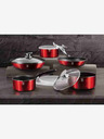 Berlingerhaus Комплект съдове с подвижна дръжка 12 бр. Burgundy Metallic Line BERLINGERHAUS