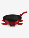Berlingerhaus Wok тиган с мраморно покритие BERLINGERHAUS Burgundy Metallic Line (28 см)
