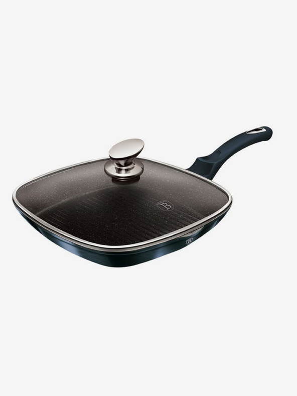 Berlingerhaus Тавичка за грил с мраморна повърхност и капак 28 см BERLINGERHAUS Metallic Line Aquamarine Edition