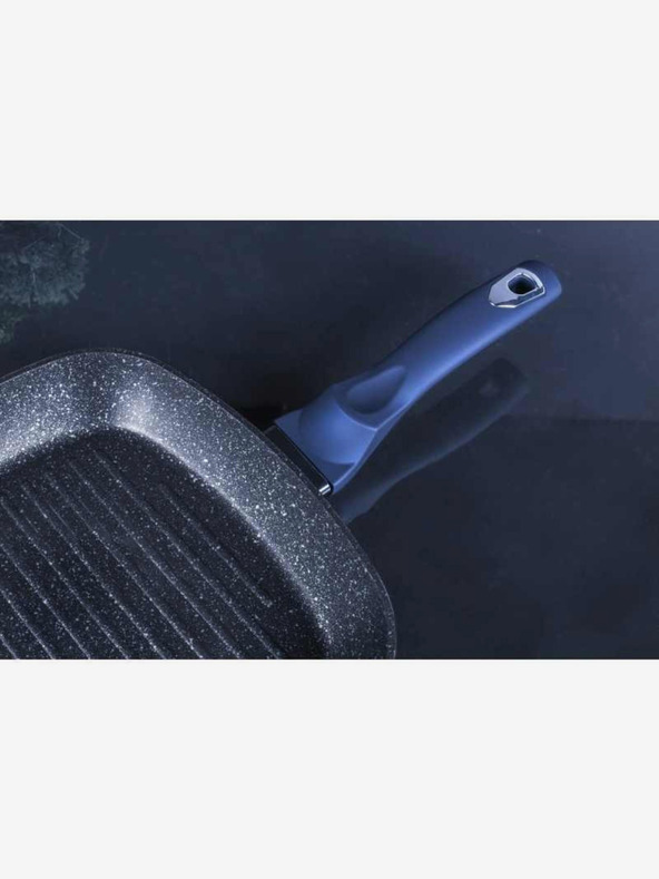 Berlingerhaus Тавичка за грил с мраморна повърхност и капак 28 см BERLINGERHAUS Metallic Line Aquamarine Edition