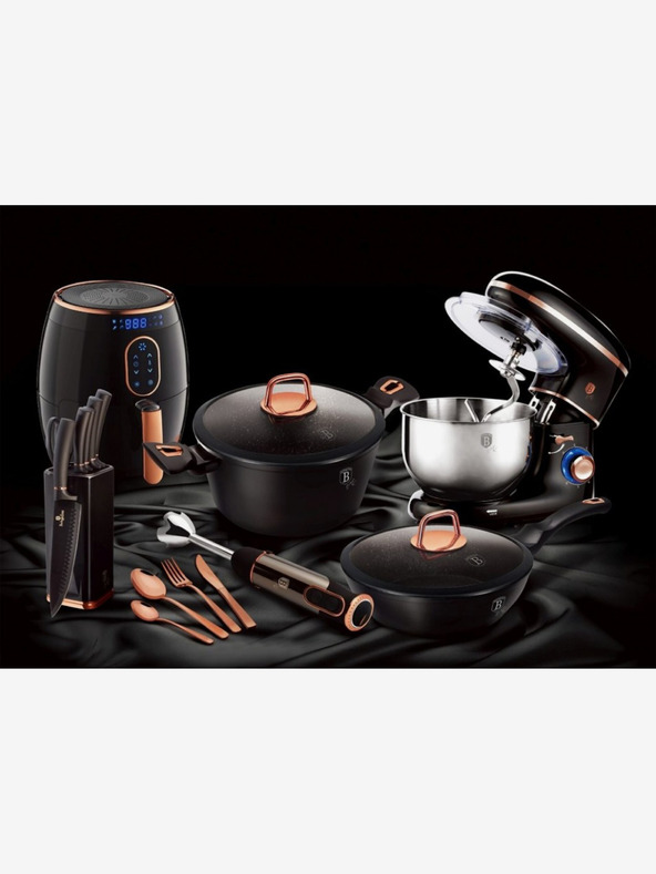 Berlingerhaus Грил тиган с мраморна повърхност 28 см Black Rose Collection BERLINGERHAUS