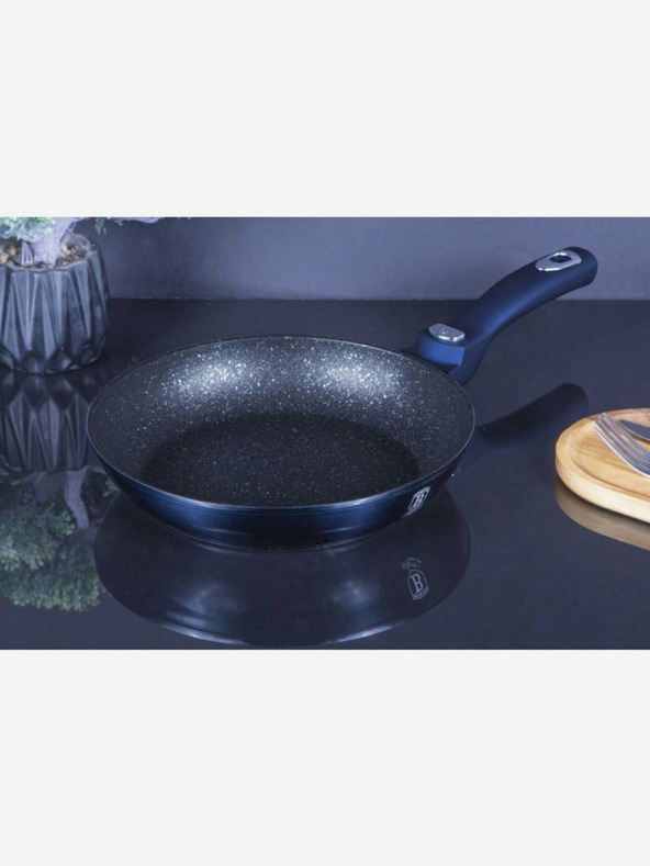 Berlingerhaus Грил тиган с подвижна дръжка + капак 24 см BERLINGERHAUS Metallic Line Aquamarine Edition