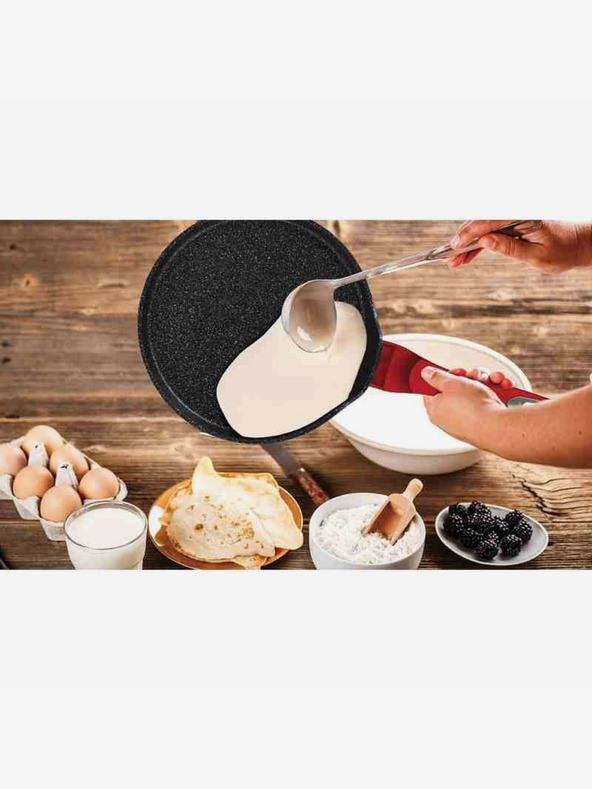 Berlingerhaus Тиган за палачинки с мраморно покритие BERLINGERHAUS Burgundy Metallic Line (25 см)