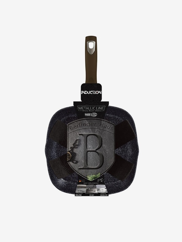 Berlingerhaus Грил тиган с мраморна повърхност BERLINGERHAUS Shiny Black Collection
