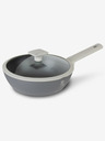 Berlingerhaus Дълбок тиган с капак с титаниева повърхност 24 см Aspen Collection BERLINGERHAUS