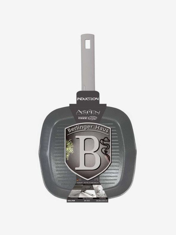 Berlingerhaus Грил тиган с титаниева незалепваща повърхност 28 см Aspen Collection BERLINGERHAUS