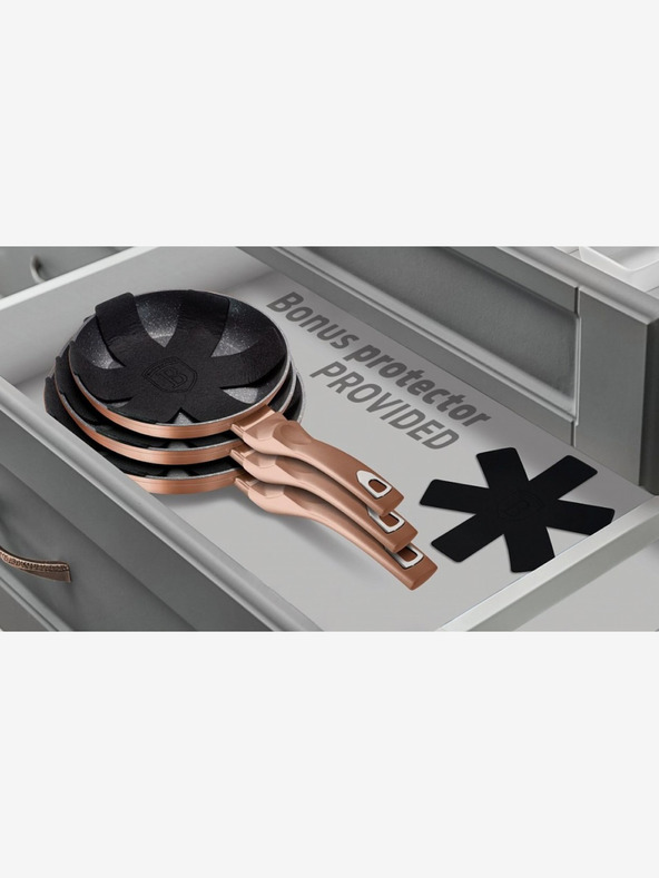 Berlingerhaus Тиган за уок с мраморна повърхност BERLINGERHAUS Rosegold Metallic Line (28 см)