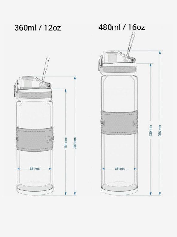 ION8 Тъмносиня неръждаема термос Ion8 One Touch Ash Navy (500 мл)