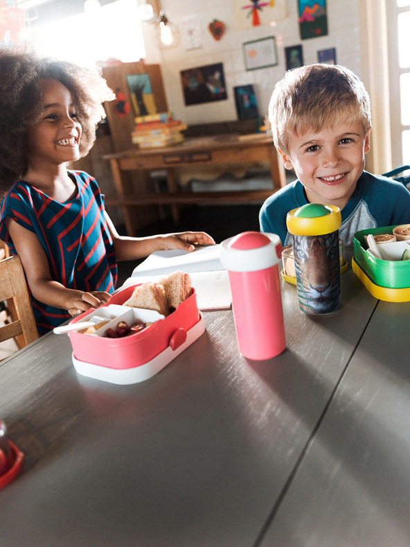 Mepal Розов комплект за закуски за деца Mepal Campus Pink