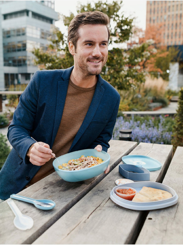 Mepal Старо розово Mepal Ellipse Duo Vivid кутия за храна