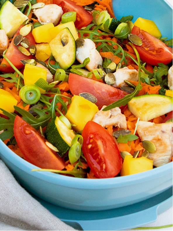 Mepal Старо розово Mepal Ellipse Duo Vivid кутия за храна